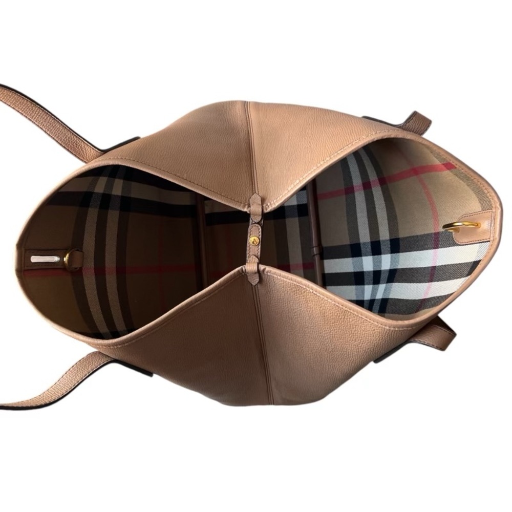 Burberry Tan Honeybrook Derby Medium Tote - Picture 6 of 14